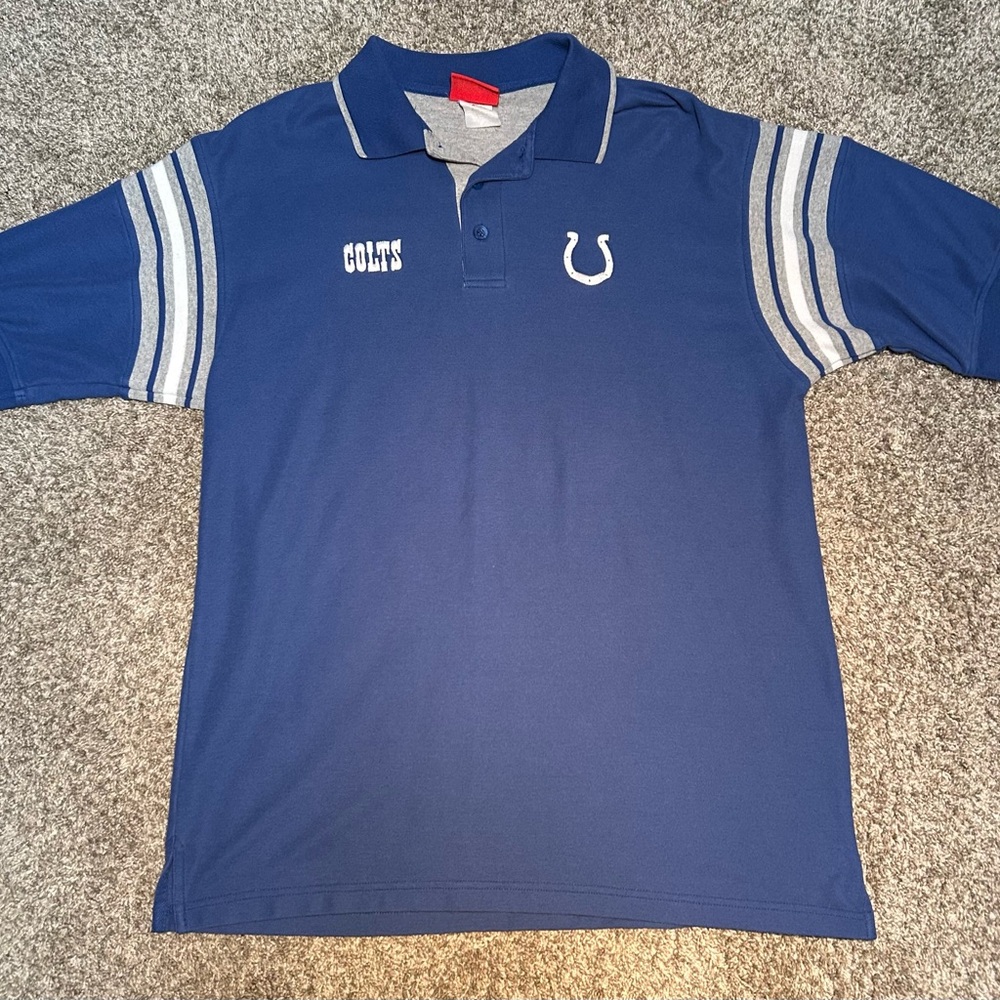 Blue Vintage Colts Polo Shirt